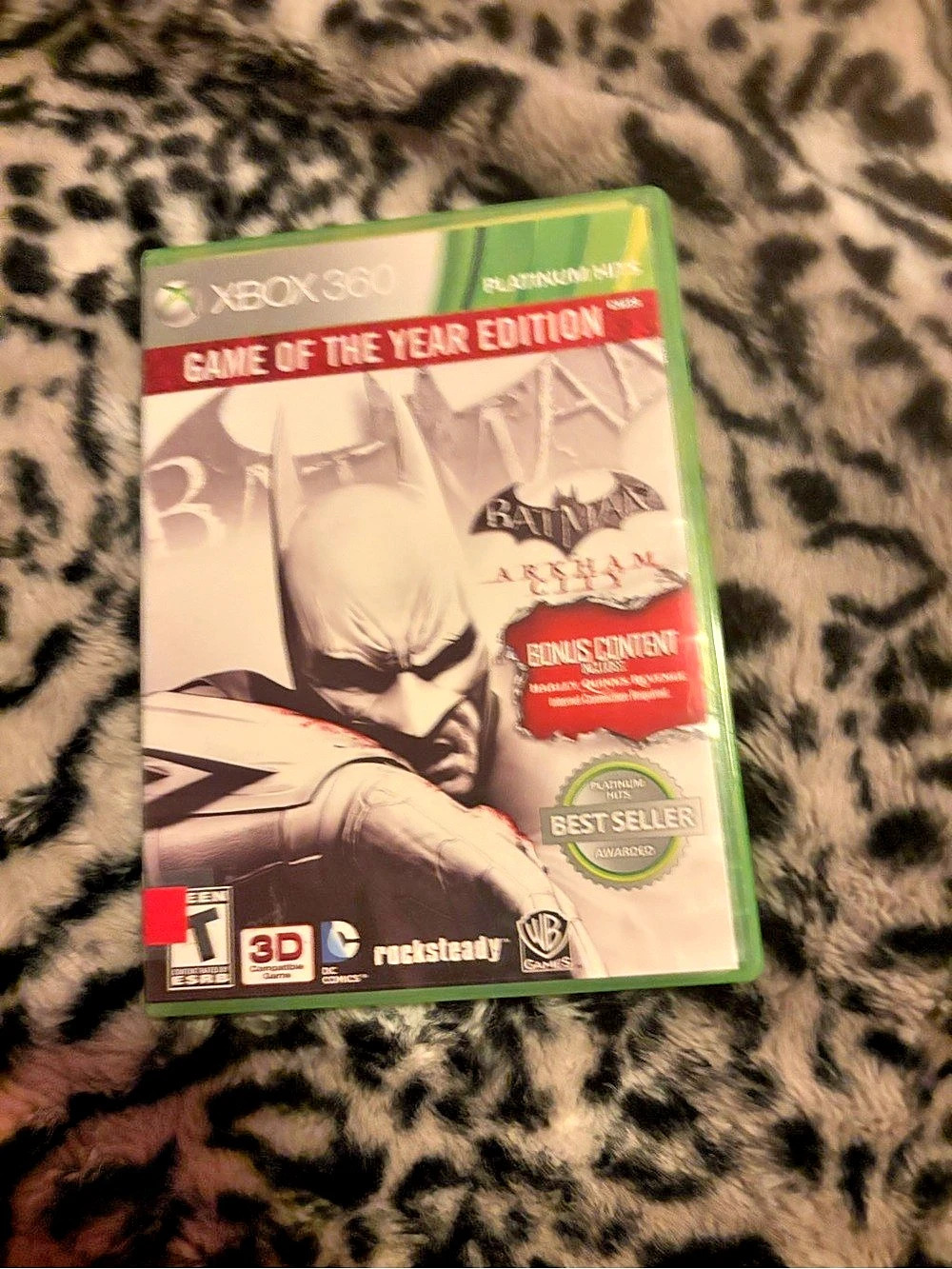 Warner Bros. Batman: Arkham Asylum Game of the Year Edition. Xbox 360 Video Game